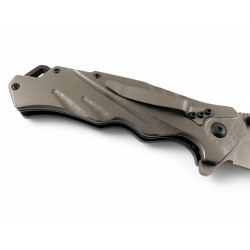 Сгъваем автоматичен нож метален и масивен Elf monkey B118