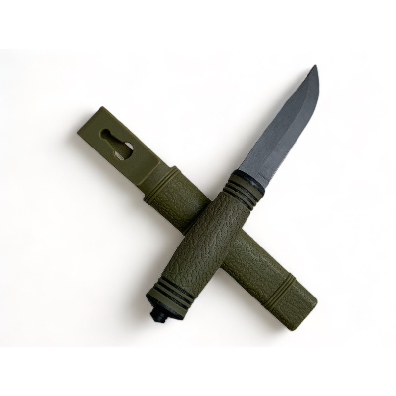 Водолазен ловен нож с полимерен калъф черно острие