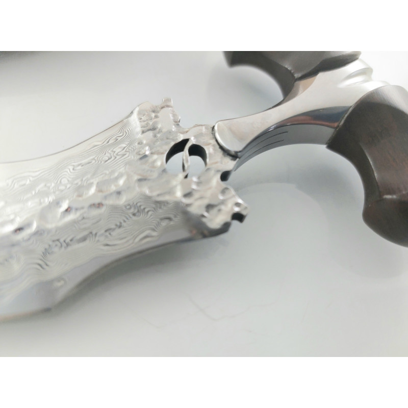 Нож кама ръчно направена от дамаска японска стомана за американския пазар урбан найв