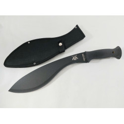 KUKRI кукри / мачете модел масивен ловен нож с кания и вулканизирана дръжка KUKRI кукри / мачете модел масивен ловен нож с кания и вулканизирана дръжка
