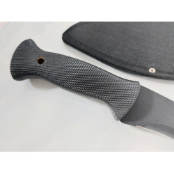 KUKRI кукри / мачете модел масивен ловен нож с кания и вулканизирана дръжка KUKRI кукри / мачете модел масивен ловен нож с кания и вулканизирана дръжка
