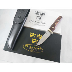 Ловен нож с месингови нитове стилен масивен от 3G steel