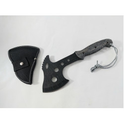 Спортно туристическа къмпинг брадвичка мултифункционална с G10 дръжка за вилата или колата Columbiq - Black