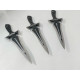Ножове кунай ками за хвърляне дизайн на прилеп - комплект 3 броя