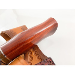 Класически ловен нож от японска дамаска стомана , Абаносово дърво