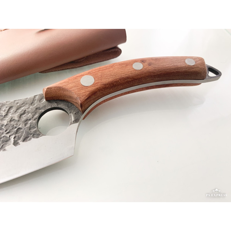Ръчно изработен кухненски нож за месо и обезкостяване от неръждаема стомана