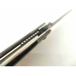 Сгъваем автоматичен джобен нож танто острие шарка имитация на дамаска стомана Vipever