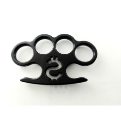 Масивен метален бокс с черно тефлово покритие за самозащита или колекция с гравиран долар Масивен метален бокс с черно тефлово покритие за самозащита или колекция с гравиран долар