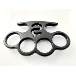 Масивен метален бокс с черно тефлово покритие за самозащита или колекция с гравиран долар Масивен метален бокс с черно тефлово покритие за самозащита или колекция с гравиран долар