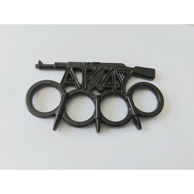 Масивен метален бокс с черно тефлоново покритие за самозащита или колекция АК-47