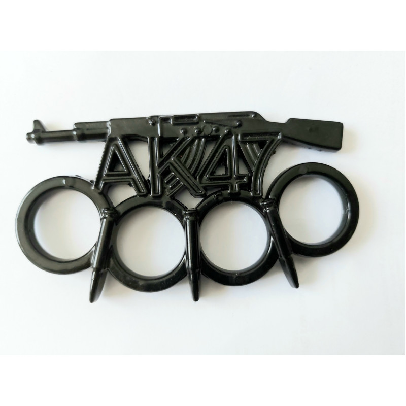 Масивен метален бокс с черно тефлоново покритие за самозащита или колекция АК-47