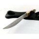 Ловен нож с месингови гардове за колекция или подарък с поставка - Свобода или Смръть 1876 г.
