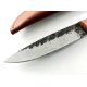 Ръчно кован ловен нож фултанг шарка имитираща дамаската стомана