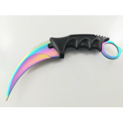 Rainbow CS GO - karambit карамбит нож за тренировка начинаещи незаточен