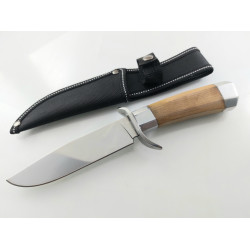 Класически ловен нож със широк метален гард - Бода стал 65х13