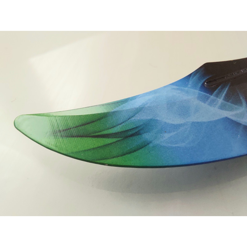 CS GO - Сини пламъци нож пеперуда за тренировка начинаещи незаточен