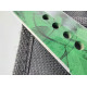 Двуостра кама шурикен кунай за хвърляне зелен цвят с отвор за пръста model Breaker