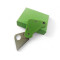 Малко мини джобно ножче green color с клипс за колан дизайн зaимстван от Spyderco