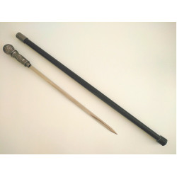 Бастун със скрит кинжал винтидж vintage глава стил сецесион