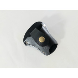 Кожен калъф черен цвят за носене на колана