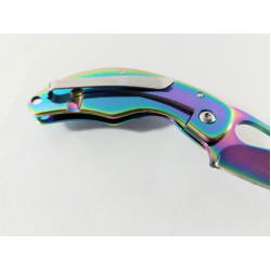 Малко сгъваемо джобно метално ножче F87 Rainbow