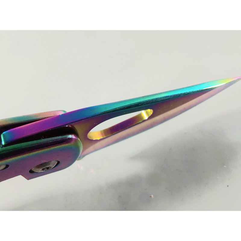 Малко сгъваемо джобно метално ножче F87 Rainbow