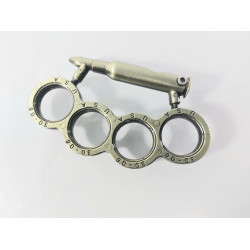 Масивен голям метален бокс за колекция златист цвят с патрон за дръжка