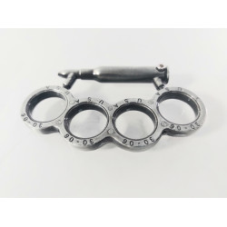 Масивен голям метален бокс за колекция Silver с патрон за дръжка