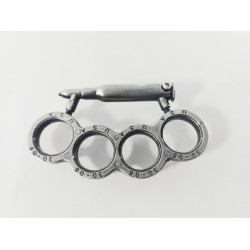 Масивен голям метален бокс за колекция Silver с патрон за дръжка