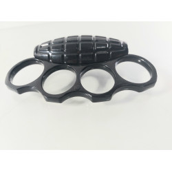 Масивен голям метален бокс за колекция черен цвят форма на граната