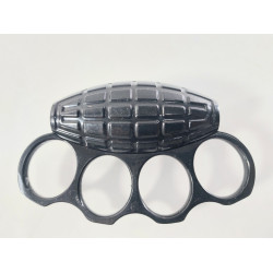 Масивен голям метален бокс за колекция черен цвят форма на граната