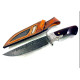 USA Bowie Hunting knife Ловен нож от дамаска стомана, масивен за Америсканския пазар USA Bowie Hunting knife Ловен нож от дамаска стомана, масивен за Америсканския пазар