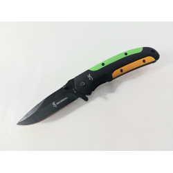 Сгъваем автоматичен нож с черно антирефлекторно покритие Browning DA113