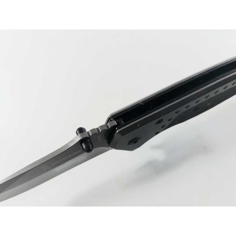 Browning DA166 - Сгъваем автоматичен нож с иноксово покритие на острието черни дръжки G10