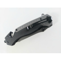 Browning DA166 - Сгъваем автоматичен нож с иноксово покритие на острието черни дръжки G10 Browning DA166 - Сгъваем автоматичен нож с иноксово покритие на острието черни дръжки G10