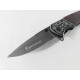 Browning F123 - Сгъваем автоматичен нож с дървени чирени и флорални метални елементи Browning F123 - Сгъваем автоматичен нож с дървени чирени и флорални метални елементи