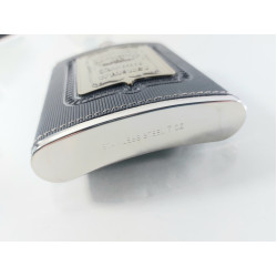 Манерка с лого Jack Daniels black steel кожен обков и месингова плочка