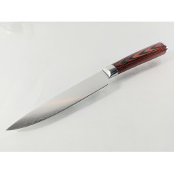 Професионален кухненски нож - Дамаска стомана-Chef Knife с дървена дръжка Професионален кухненски нож - Дамаска стомана-Chef Knife с дървена дръжка