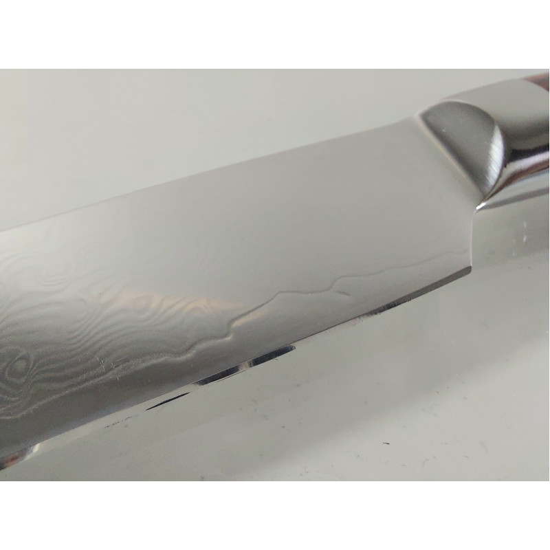 Професионален кухненски нож - Дамаска стомана-Chef Knife с дървена дръжка