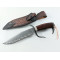 Bowie USA knife Ръчно направен ловен нож от японска дамаска стомана с VG 10 сърцевина