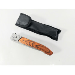 Голям автоматичен нож с дървени планки на дръжката VipEver