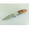 Сгъваем автоматичен  джобен нож с дървени чирени - Boker DA72
