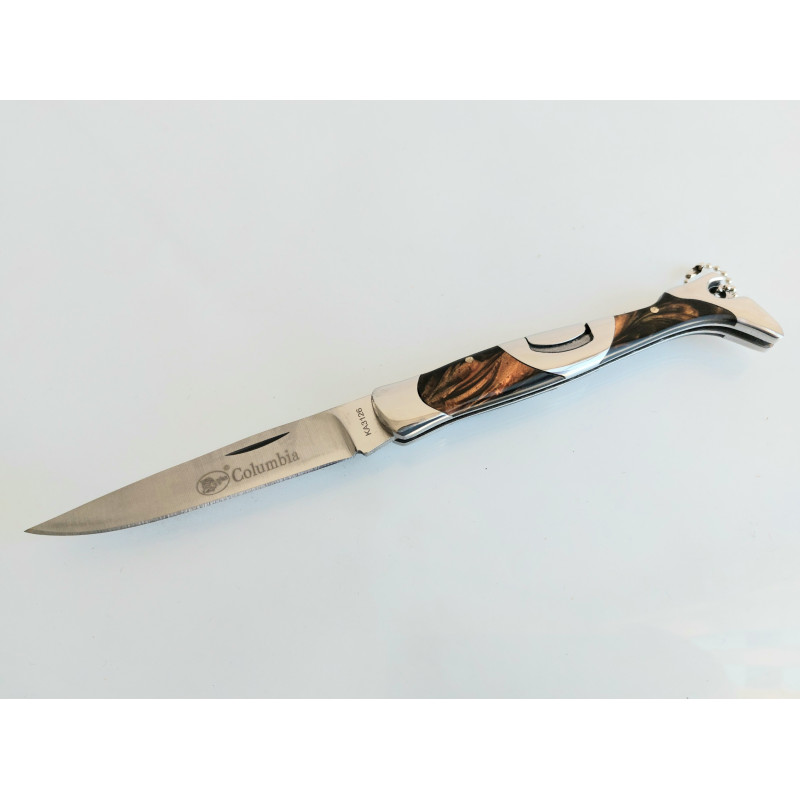 Сгъваем голям джобен нож форма дамски ботуш Columbia KA3126