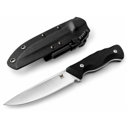 Ловен нож фултанг с Kydex калъф,магнезиева запалка DC53 Steel Military