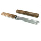 Ръчно направен нож тип меч Tanto с D2 стомана фултанг дърво от Африкански Палисандър