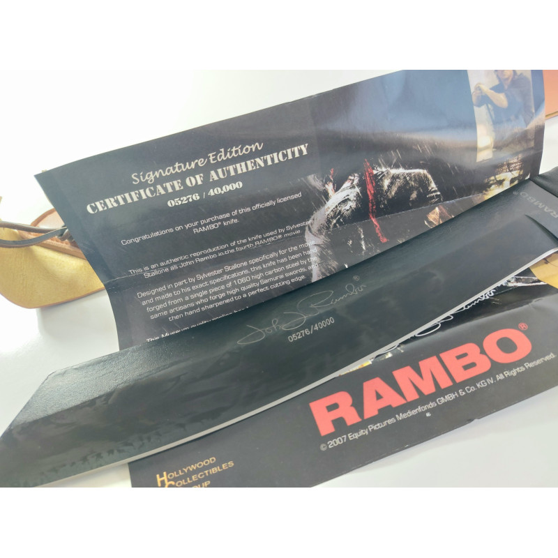 Колекционерскo мачете RAMBO-FIRST BLOOD-РАМБО-има 40000 броя от него в света
