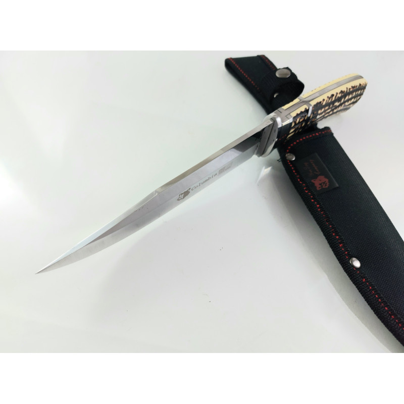Великолепно балансиран ловен нож USA Columbia G10  Hunting knife за Америсканския пазар