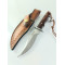   Малко ловно ножче Knife ръчна изработка с кожена кания