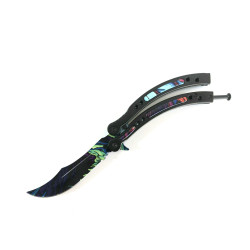 Нож пеперуда остър  – ALIEN SKIN : CS GO, butterfly knife 