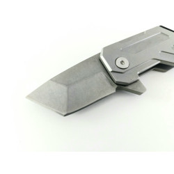 Сгъваемо автоматично  малко метално  ножче  D2 острие с матална подаръчна кутия